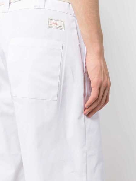 Pantaloni scurti DRLE DE MONSIEUR Cotton Blend Bermuda Shorts WHITE Barbati (BM 9835808) 5