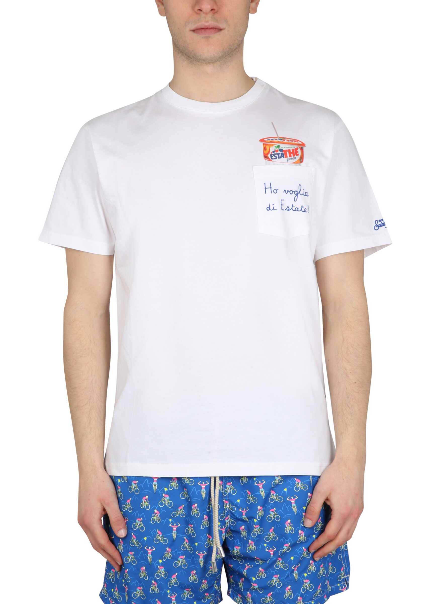 Mc2 Saint Barth T-Shirt "Estathe\'" WHITE