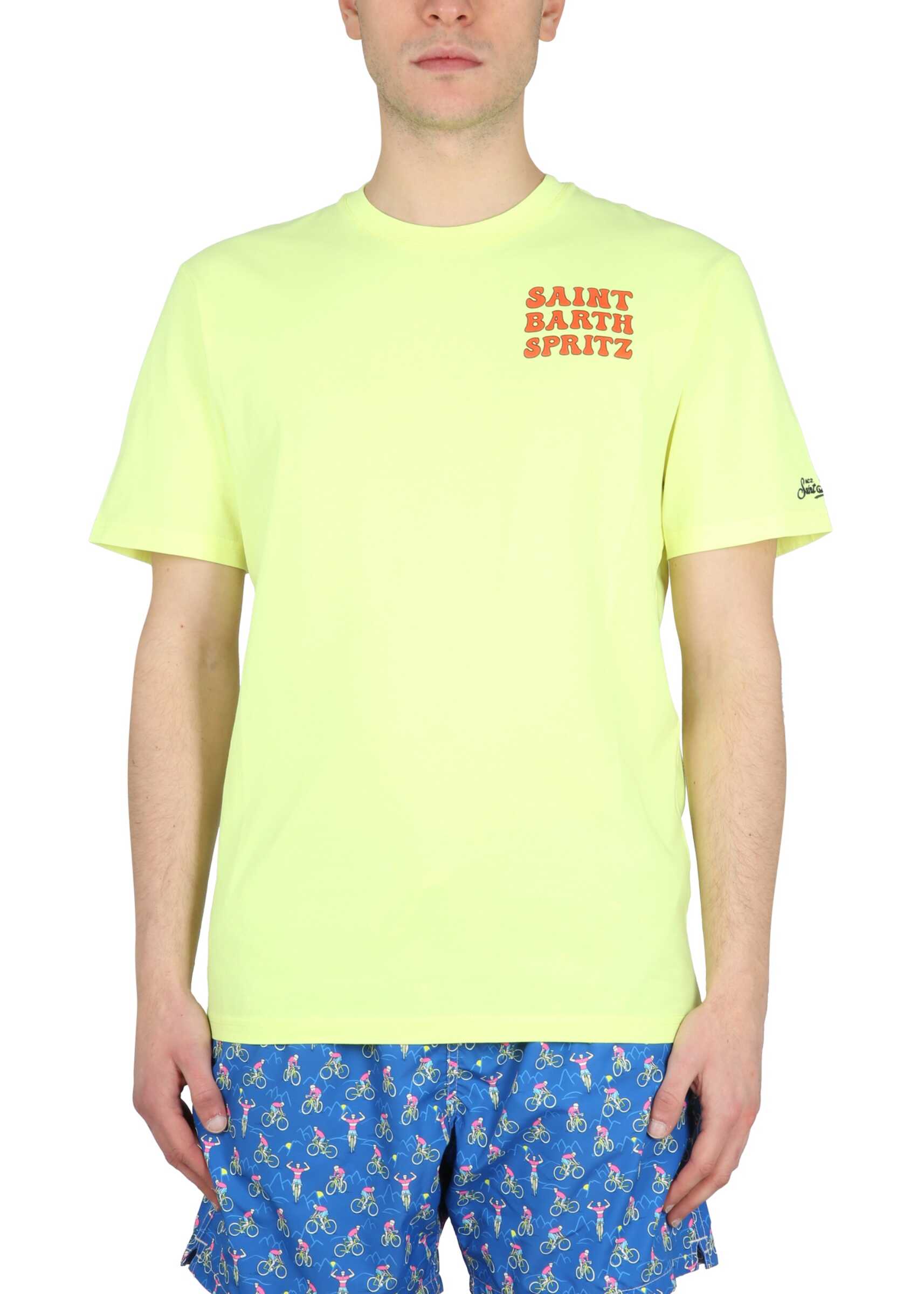 Mc2 Saint Barth Retro Spritz T-Shirt YELLOW