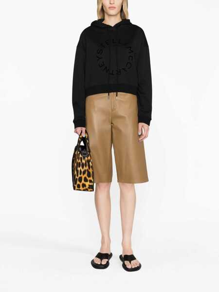 Bluze de trening Stella McCartney Cropped Sweatshirt With Logo BLACK Femei (BM 9835886) 2