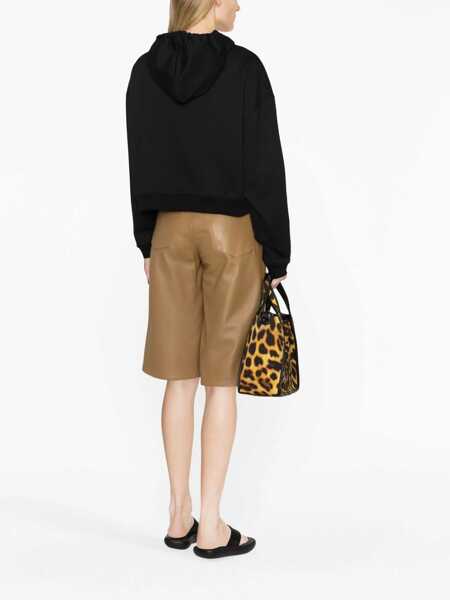 Bluze de trening Stella McCartney Cropped Sweatshirt With Logo BLACK Femei (BM 9835886) 4