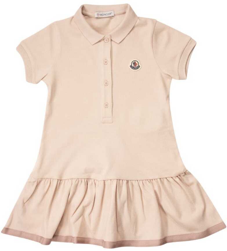 Moncler Girls Cotton Dress PINK