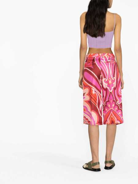 Pantaloni scurti ETRO Silk And Cotton Bermuda Shorts FUCHSIA Femei (BM 9836474) 3