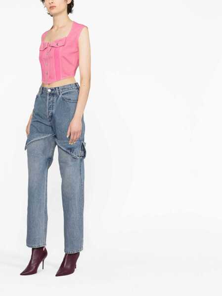 Blugi skinny AMBUSH Five Pocket Jeans BLUE Femei (BM 9836537) 4