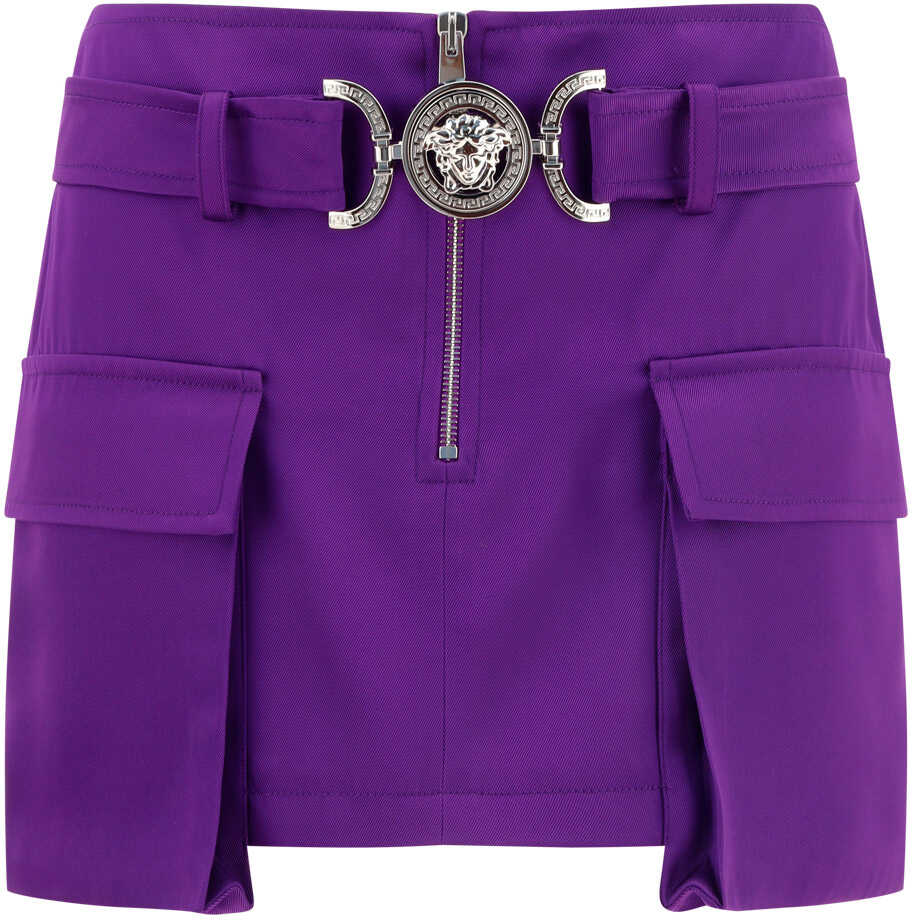 Versace Mini Skirt BRIGHT DARK ORCHID