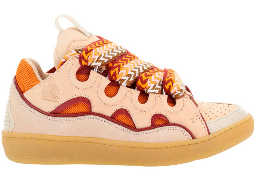 Lanvin Curb Sneakers PALE PINK/MANGO