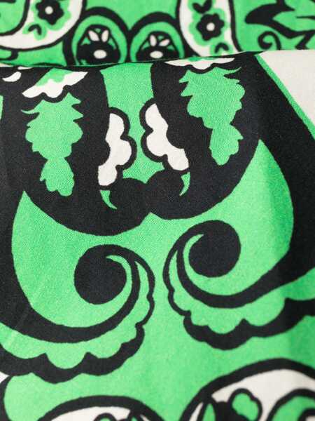 Rochii casual RED VALENTINO Bandana Print Dress GREEN Femei (BM 9838808) 5