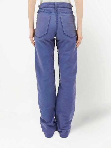 Blugi skinny Maison Margiela Distressed Jeans Effect BLUE Femei (BM 9840284) 4