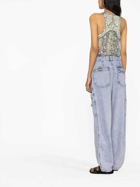 Bluze Isabel Marant Top Onyle BLUE Femei (BM 9840347) 3