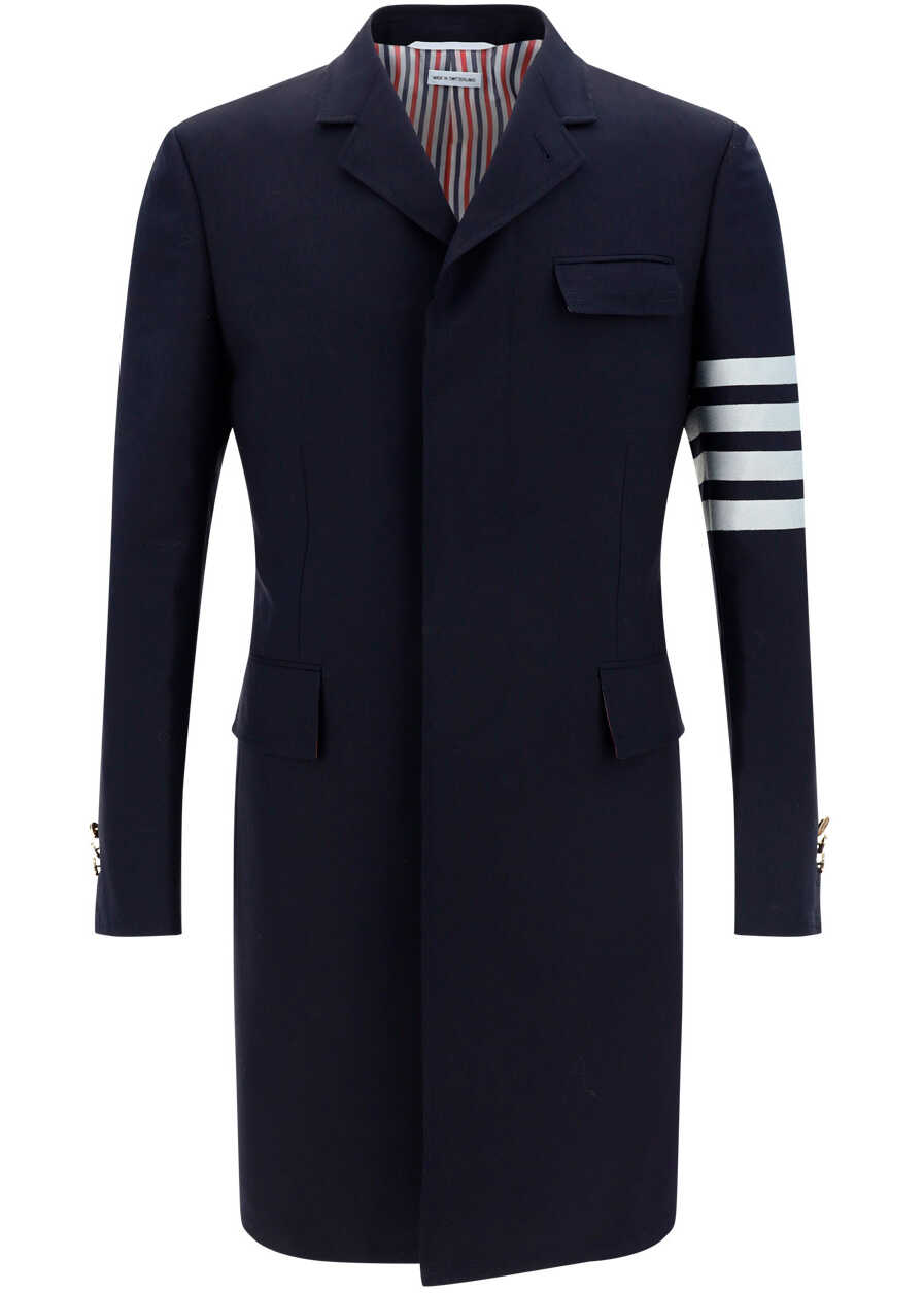 Thom Browne Chesterfield Coat NAVY
