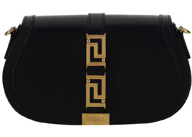 Versace Greca Goddes Shoulder Bag NERO- ORO VERSACE