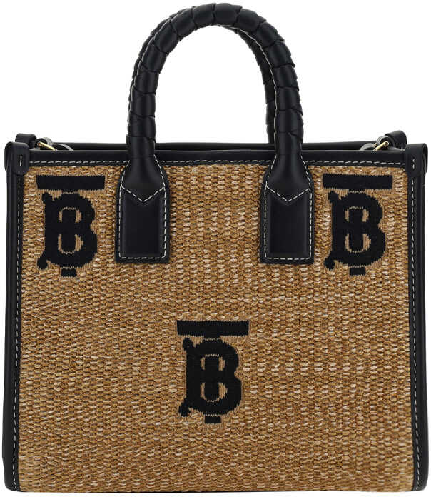 Burberry Freya Handbag NATURAL/BLACK