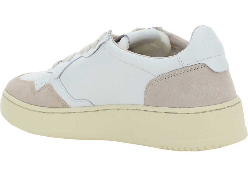 Sneakers AUTRY Medalist Low Sneakers LEATHER/SUEDE WHITE Femei (BM 9842315) 3