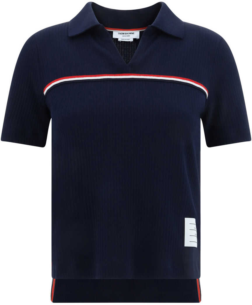 Thom Browne Polo Shirt NAVY