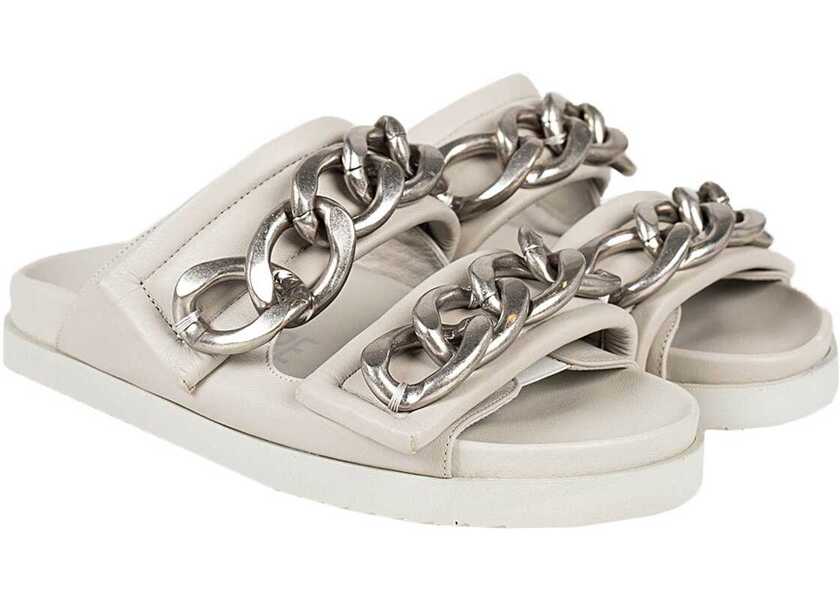 Papuci Patrizia Pepe 8X0030 Szary Femei (BM 9842846) 2