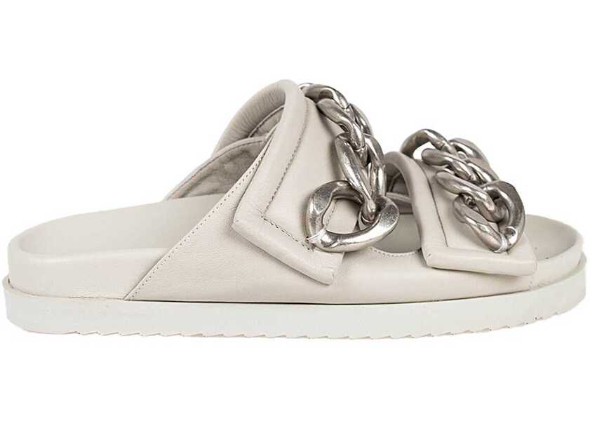 Papuci Patrizia Pepe 8X0030 Szary Femei (BM 9842846) 4