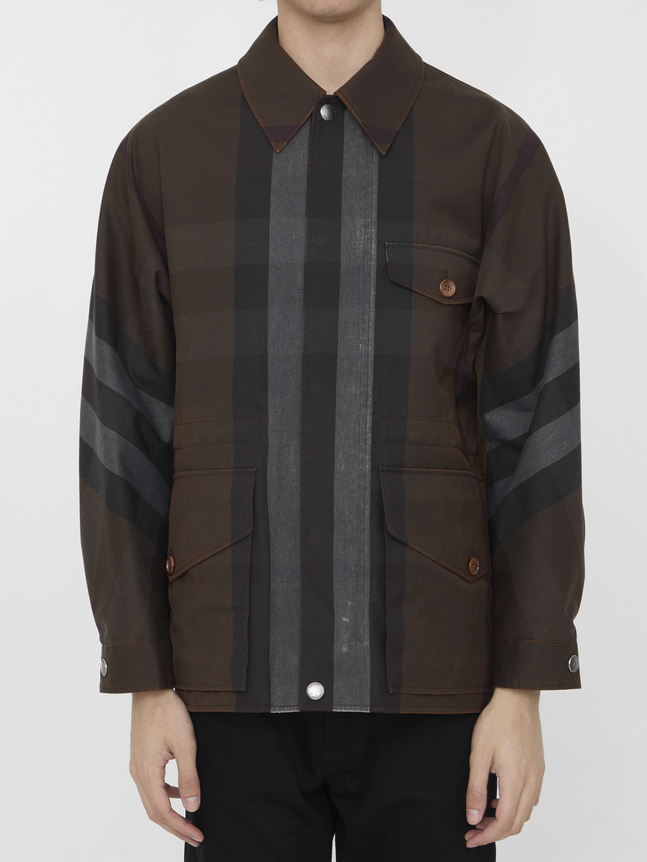 Burberry Field Check Jacket BROWN