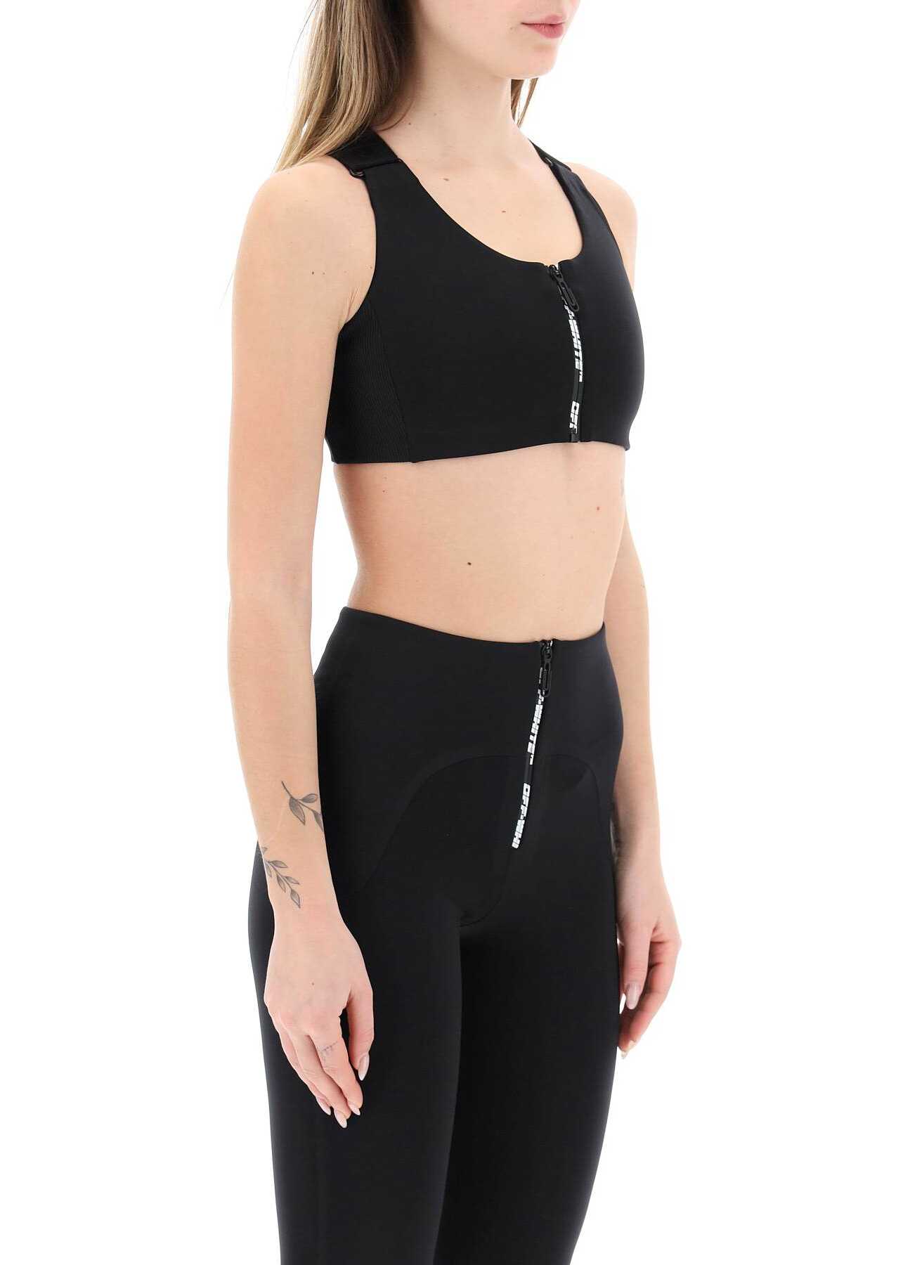 Off-White Sporty Crop Top BLACK