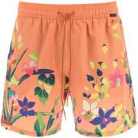Bermude Floral Print Swimtrunks Barbati