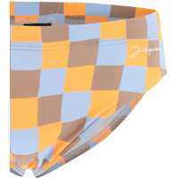 Chiloti pentru Barbati - Chiloti JACQUEMUS Desert Waves Swim Briefs PRINT ORANGE DAMIER Barbati (BM 9846518) - B-mall.ro