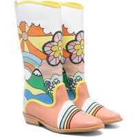 Cizme Pointed Knee-High Boots Fete