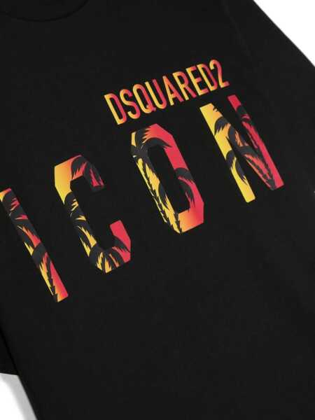 Tricouri DSQUARED2 Mc Logo Icon T-Shirt BLACK Baieti (BM 9847790) 3