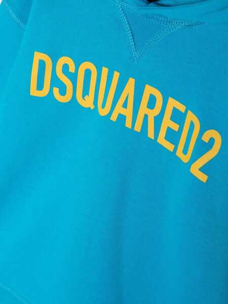 Bluze de trening DSQUARED2 Hoodie And Logo Eco AZURE Fete (BM 9847805) 3