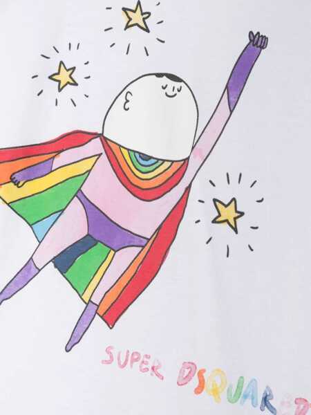 Tricouri DSQUARED2 Mc Renny Fit T-Shirt WHITE Fete (BM 9847814) 3