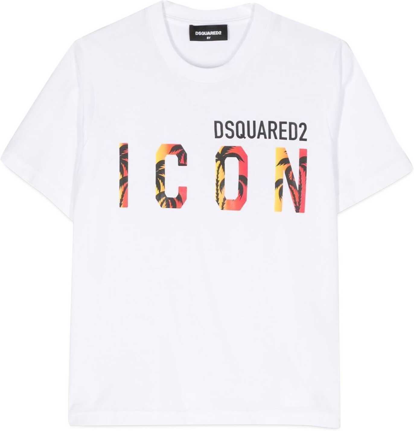 Poze DSQUARED2 Mc Logo Icon T-Shirt WHITE