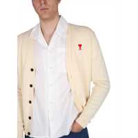 Camasi casual pentru Barbati - Camasi casual AMI Paris Cotton Shirt WHITE Barbati (BM 9847949) - B-mall.ro