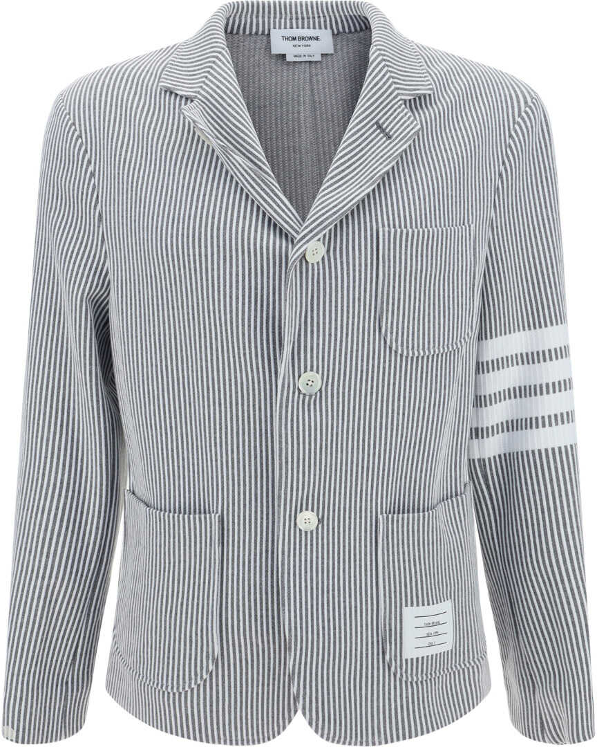 Thom Browne Sack Blazer Jacket LT GREY