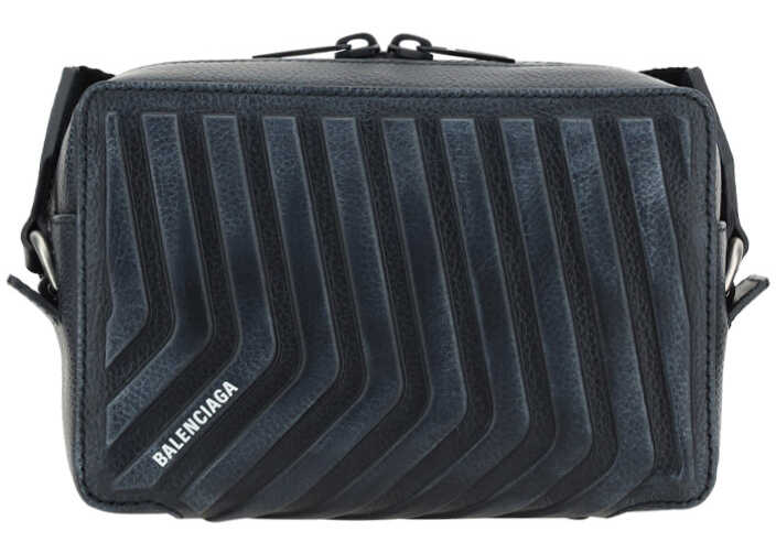 Balenciaga Car Camera Shoulder Bag BLACK/WHITE DIRT