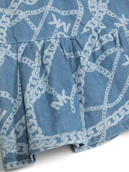 Fuste casual Michael Kors Chambray Skirt DENIM Fete (BM 9851273) 3