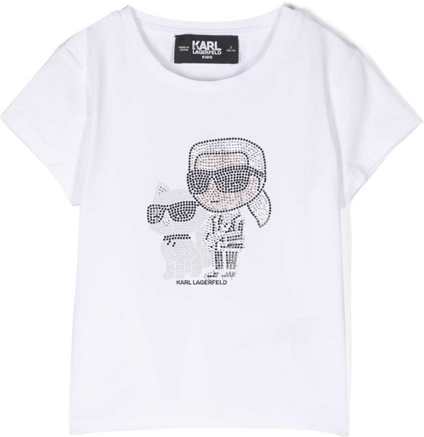 Karl Lagerfeld T-Shirt Mc Karl And Choupette WHITE