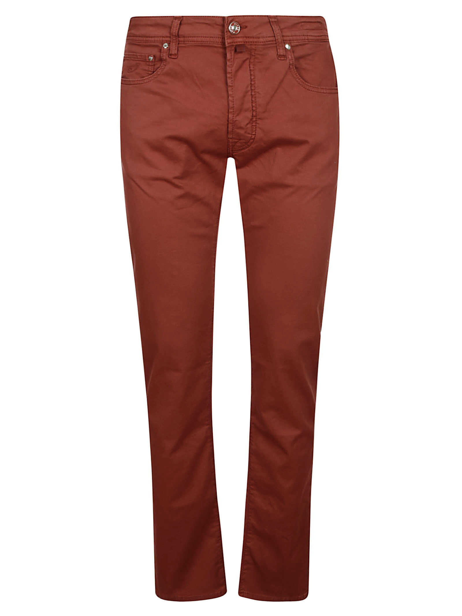 Jacob Cohen Jacob Cohen Trouser UQE0436.S3756 S71 STEEL BLUE G Rust Brown