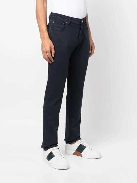 Blugi drepti Jacob Cohen Jacob Cohen Trouser UQE0436.S3756 Y21 BLUE Y Blue Barbati (BM 9851441) 3