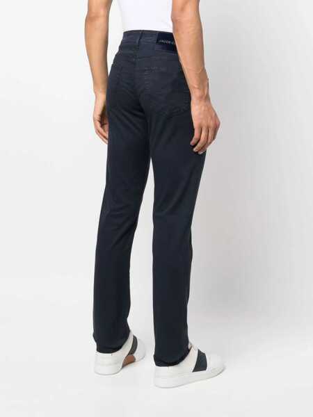 Blugi drepti Jacob Cohen Jacob Cohen Trouser UQE0436.S3756 Y21 BLUE Y Blue Barbati (BM 9851441) 4