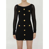 Rochii elegante Mesh Knit Dress Femei