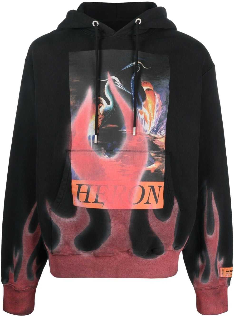 Heron Preston Cotton Sweatshirt BLACK