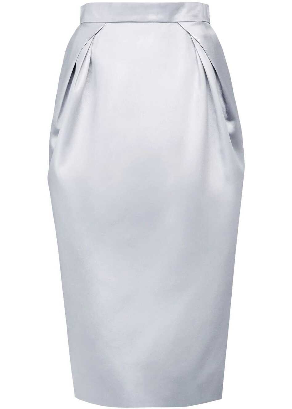 Maison Margiela Acetate Skirt LIGHT BLUE