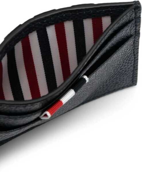 Portofele Thom Browne 4Bar Card Holder BLUE Barbati (BM 9854216) 3