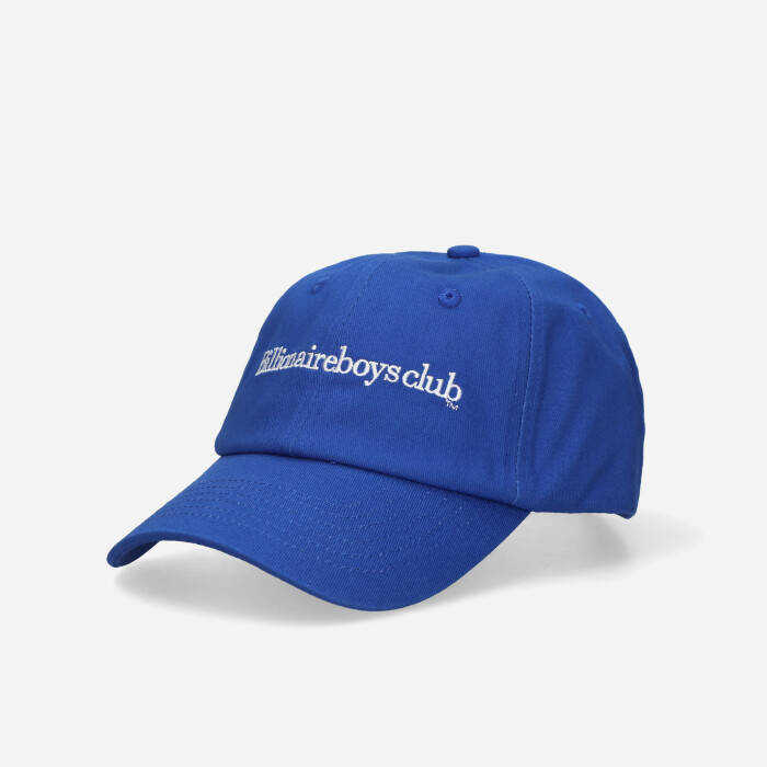 Billionaire Boys Club Hat Serif Logo Cap B23148 BLUE Niebieski