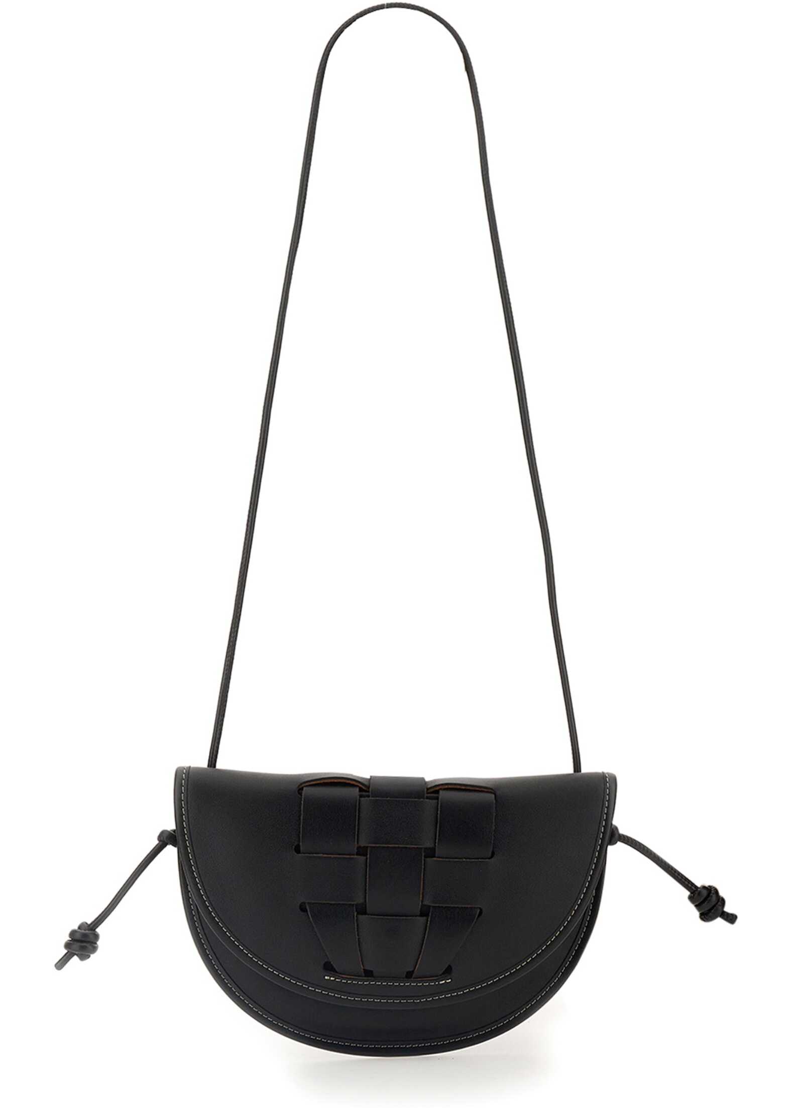 HEREU Moon Shoulder Bag BLACK