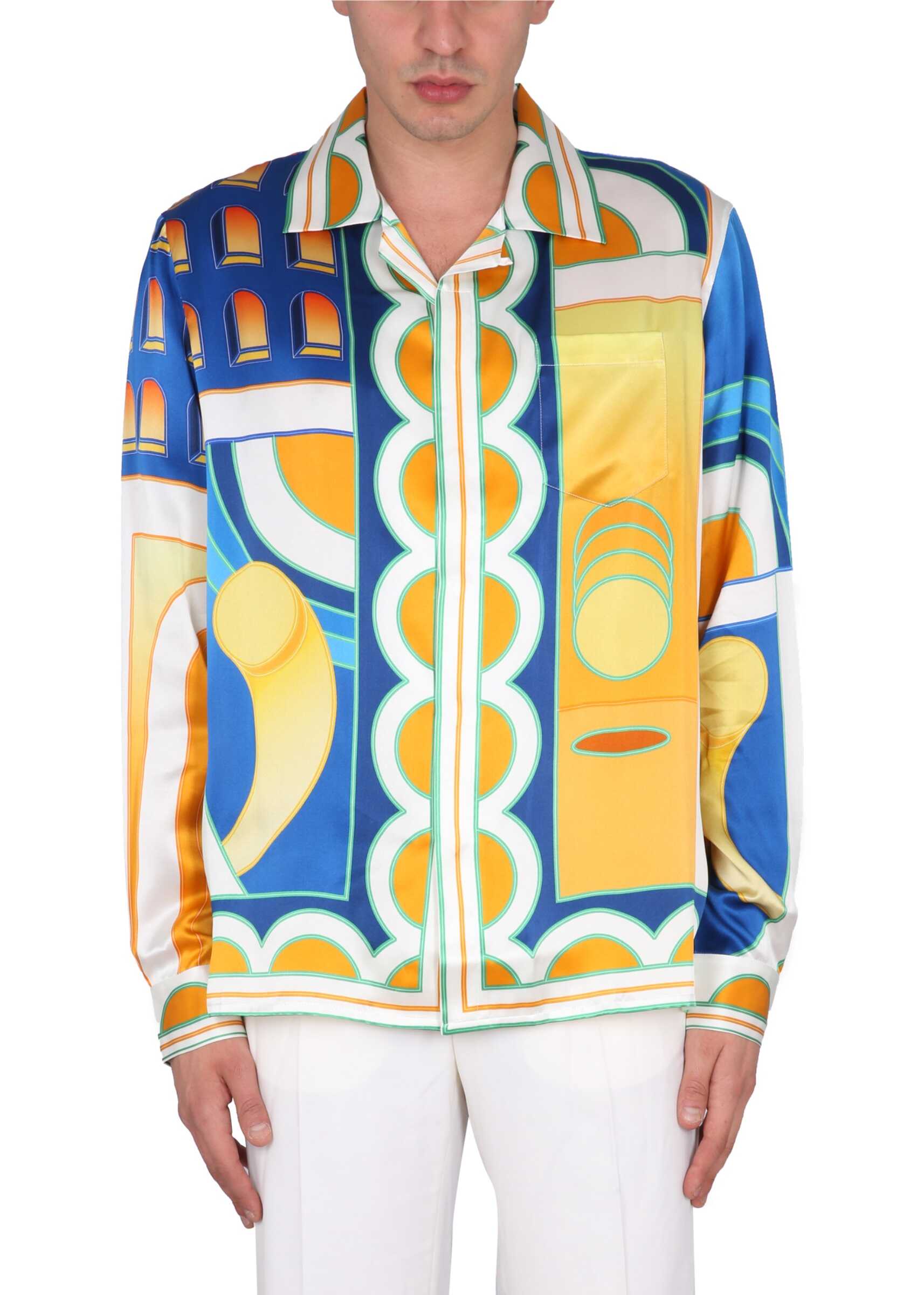 Casablanca Silk Paysage Shirt MULTICOLOUR