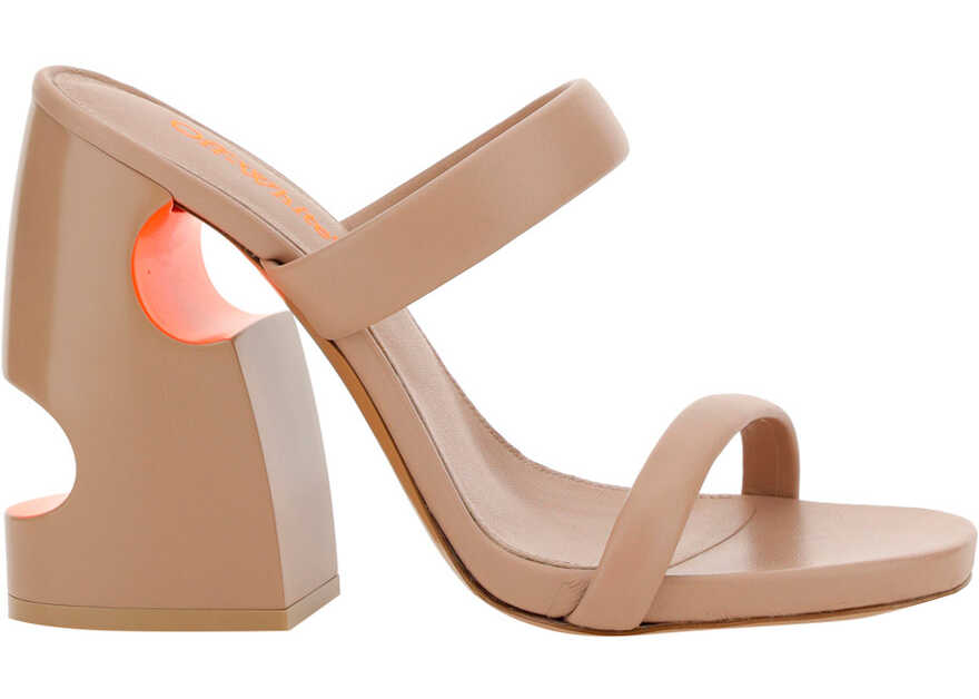 Off-White Pop Bulky Sandals BEIGE ORANGE