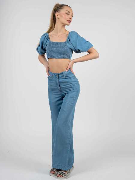 Tricouri Patrizia Pepe 2C1344 Niebieski Femei (BM 9855416) 2