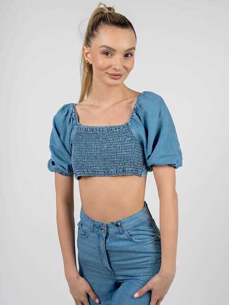 Tricouri Patrizia Pepe 2C1344 Niebieski Femei (BM 9855416) 3