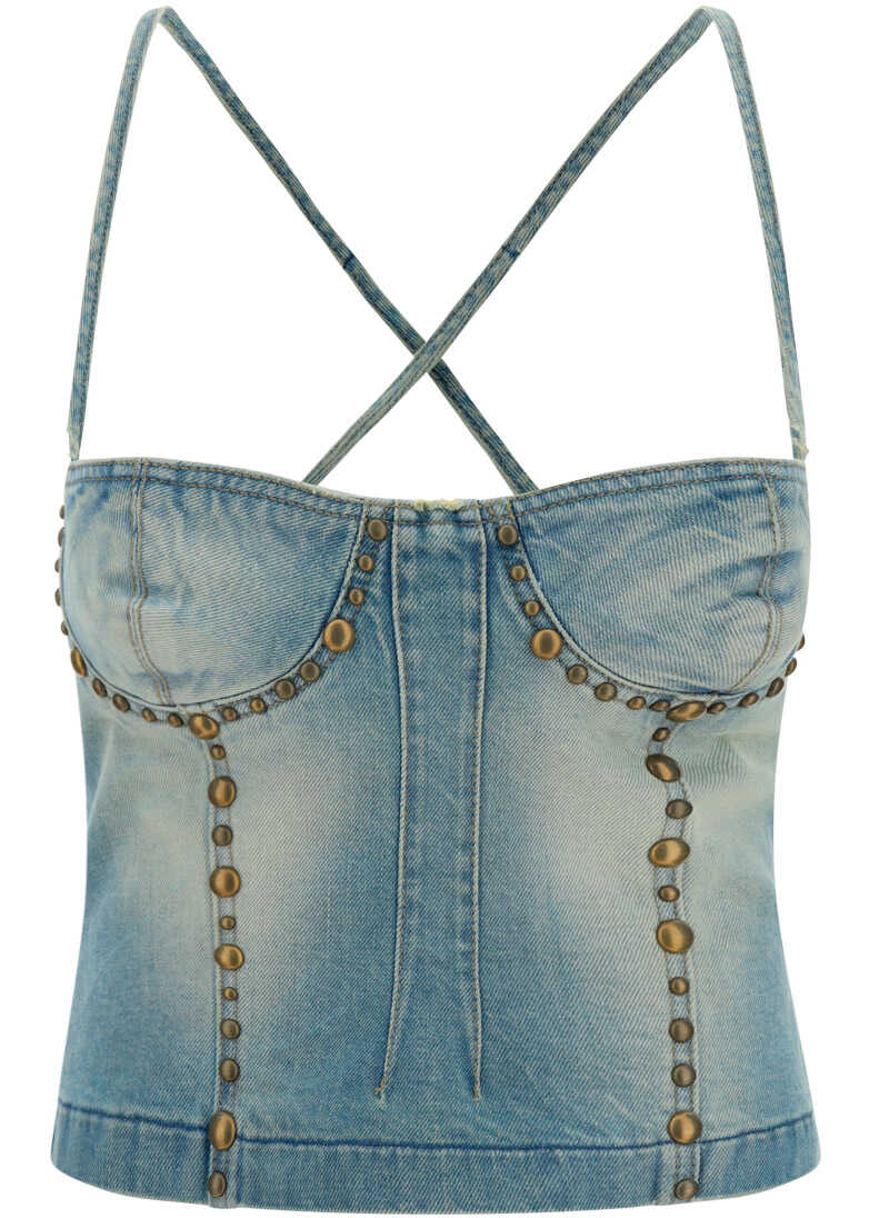 Blumarine Bustier Top TICINO/WARM SAND