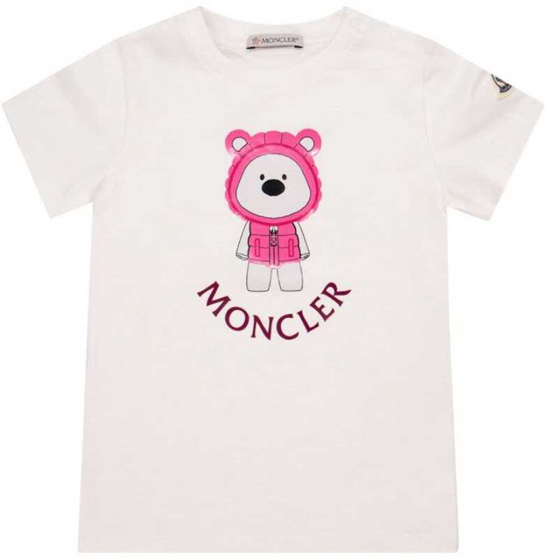 Poze Moncler Girls Cotton T-Shirt WHITE