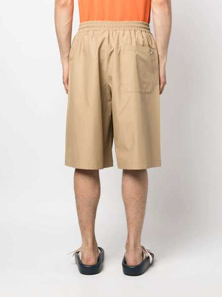 Pantaloni scurti MAISON KITSUN Bermuda Japanese BEIGE Barbati (BM 9871298) 4